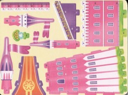 48100-20 3D puzzle BIG-RŮŽOVÝ ZÁMEK